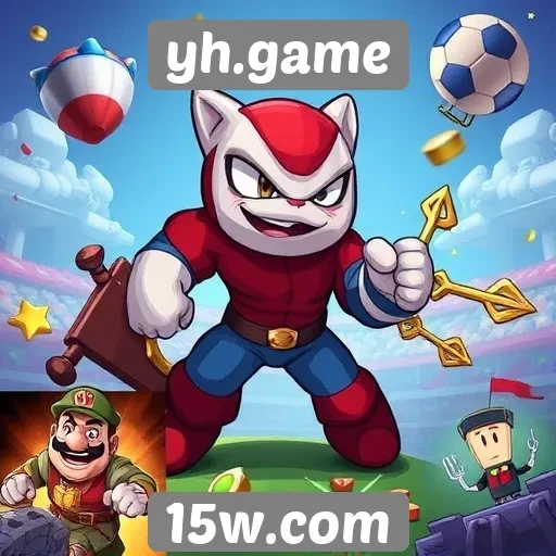 Principais categorias de jogos disponíveis em yh.game